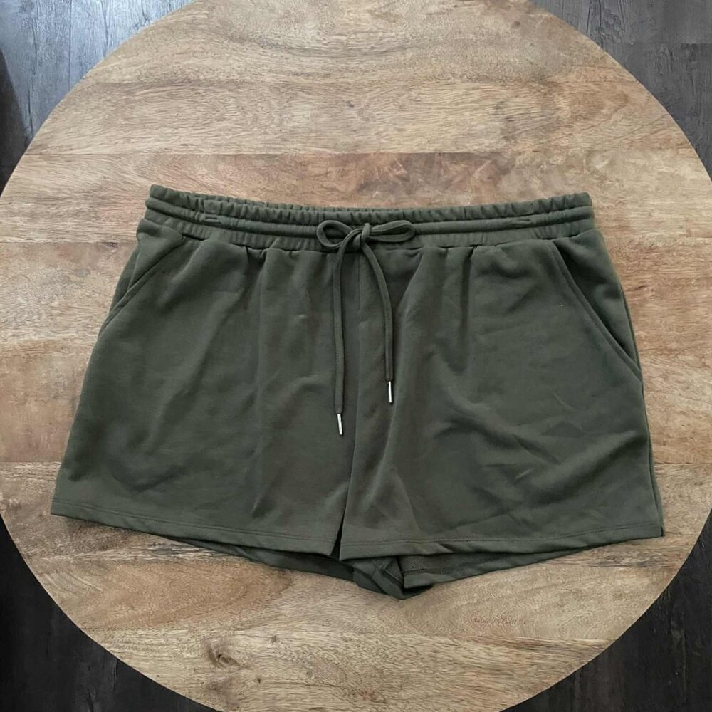 NEW 2Pc 20 (XXL) Olive Tube Top & Short Set - Picture 6 of 9